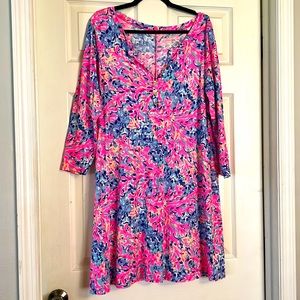Lilly Pulitzer 3/4 Sleeve Dress